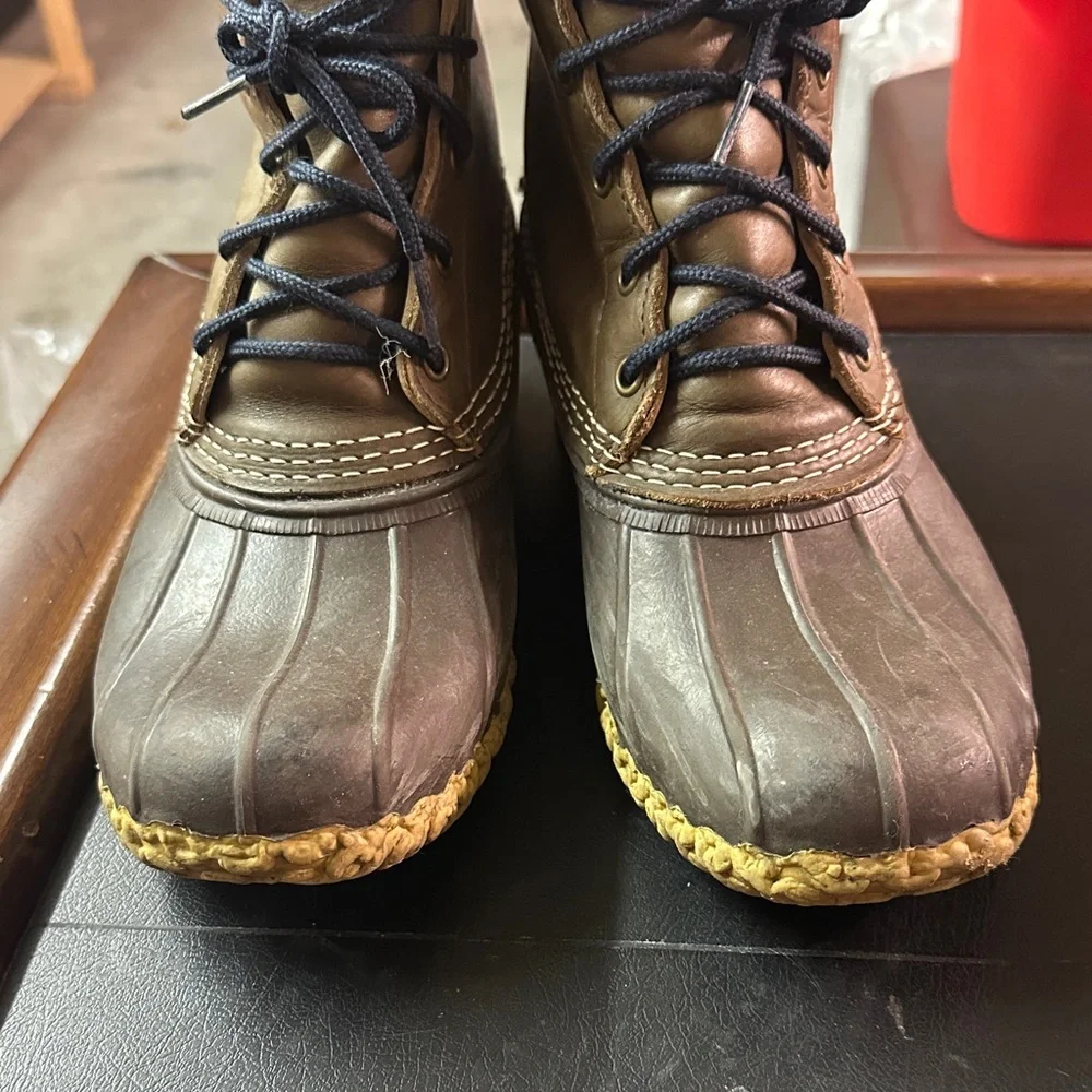 L.L. Bean Men's Dark Brown Rain Boots